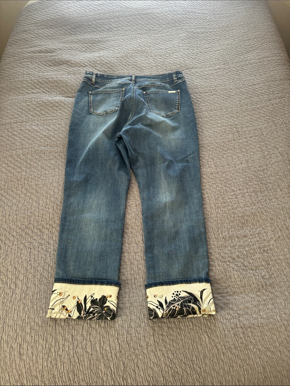 Joseph Ribkoff Ankle Design Jeans - Picture 2 of 3